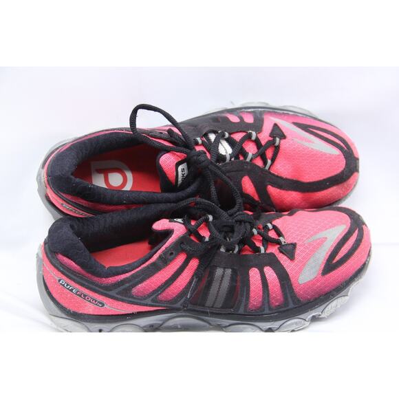 Brooks Pure Flow 2 Running Shoes Women’s Sz 10 Pink Black Athletic 1201311B613 - Picture 5 of 7